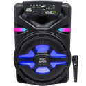 Caixa Amplificada Bluetooth/sd/usb Iluminação De Led 15